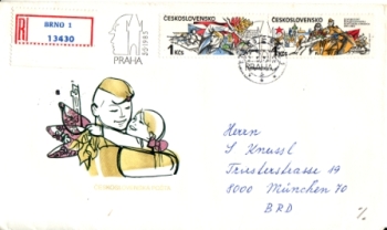 FDC 2695 / 2696 - CZ 1985 05 009 ●